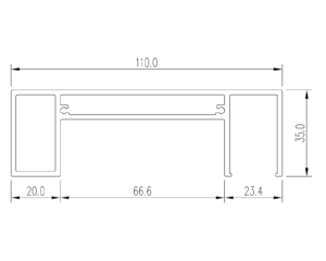 Pochwyt jednoczęściowy głęboki P-01 do systemowej balustrady BSP KB