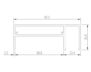 Pochwyt jednoczęściowy P-02 do systemowej balustrady BSP KB